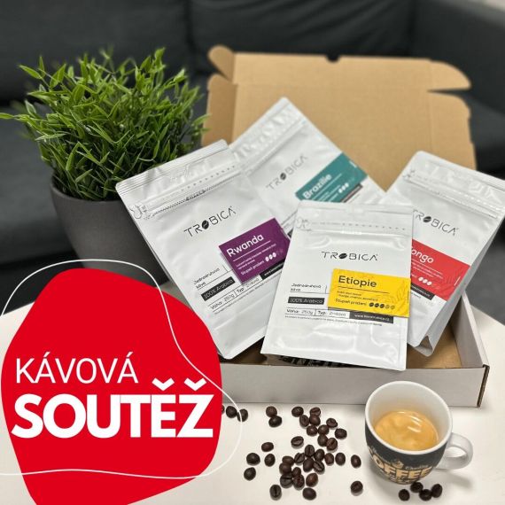 Vítězem letní Facebookové soutěže o kávový balíček je....