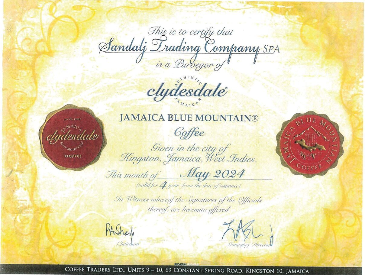 Certifikát JAMAICA_KAVA_TROBICA